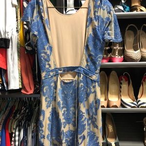 Beautiful open back dress.